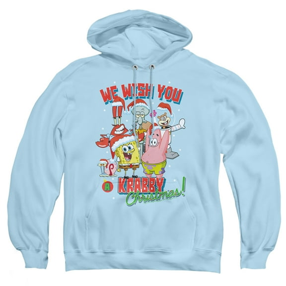 Spongebob Crabby Christmas Unisex Adult Pull-Over Hoodie