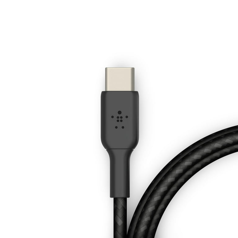 Belkin Boostcharge Braided USB-C to USB-C Cable (5ft) W/ Strap, Cable for  iPhone 15 Models, Samsung Galaxy, Samsung Note, Pixel, iPad Pro and More -  Black 