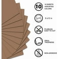 thumbnail image 2 of 10 PC Brown Eva Foam Sheets Crafts 9x12 Inch 2mm Halloween Craft Foam Paper for Party Preschoolers Classroom Decor Scrapbooking DIY Cosplay(10 Sheets), 2 of 5