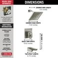 thumbnail image 2 of Delta T17443 Trillian Monitor 17 Series Dual Function Pressure Balanced Tub And Shower -, 2 of 7