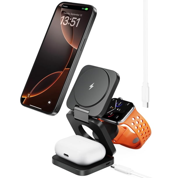 Estación de carga 3 en 1 Antank para Apple iPhone, AirPods y Apple Watch