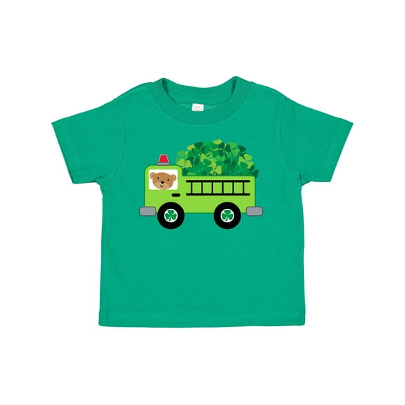 Inktastic Irish St Patricks Day Fire Truck Boys or Girls Toddler T-Shirt