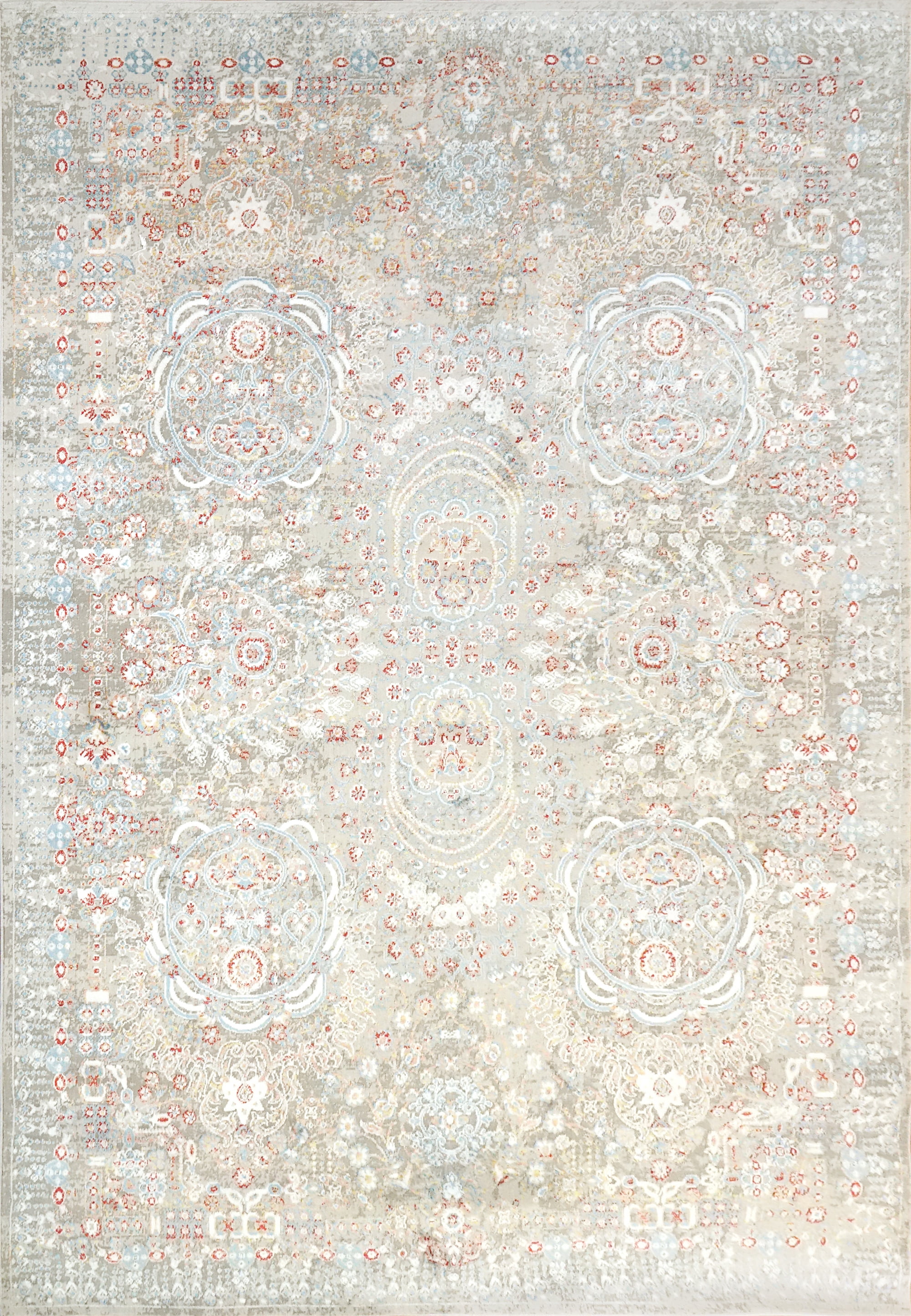 Dynamic Rugs Leda 6.7X9.6 Viscose & Shrink Polyester Area Rug 9870-159 ...