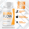 thumbnail image 5 of Burn Flow Advanced Formula Pills Supporting Energy and Healthy Lifestyle BurnFlow 180 Capsules, 5 of 8