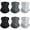 6pcs(Black&D Grey&L Grey), variant on 6 Pack Summer UV Protection Cooling Neck Gaiter Face Clothing Neck Gaiter Mask Scarf Sunscreen Breathable Bandana for Women Men