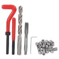 thumbnail image 1 of Kit de réparation de filetage M10, 25 pièces, taraud, foret, outils de réparation de filetage endommagé, 1 of 4