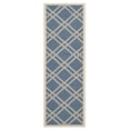 thumbnail image 2 of Safavieh Courtyard Blue Indoor Outdoor Rug - Runner 2'3" x 6'7", 2 of 5