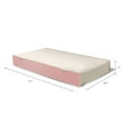 thumbnail image 2 of Sweeps Twin Size Trundle Bed Add-on For Bunk Beds, Pink, 2 of 4