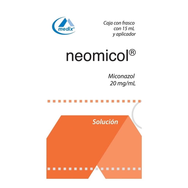 Miconazol Neomicol 20mg/ml 15 ml con aplicador