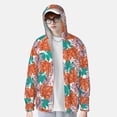 thumbnail image 2 of KLL Veste à Capuche Extérieure Protection Solaire UPF 50+ Style Hawaïen pour Hommes et Femmes Manches Longues Pêche Randonnée Performance-3TG, 2 of 7