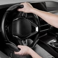 thumbnail image 4 of Universal de fibra de carbono protector para volante de coche segmentado protector para volante de coche para 35-40cm volante Spinner, 4 of 5