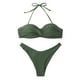 thumbnail image 1 of Conjunto de ropa de playa con estampado de Bikini y traje de baño dividido calado de Color sólido cómodo para mujer OAVQHLG3B Store  lin121212, 1 of 4