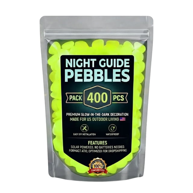 2026 Colorful Glow In The Dark Garden Stones Night Luminous Pebbles Rainbow Glow In The Dark Stepping Rocks Outdoor Landscaping Decor Glowing Stones Fish Tank Aquarium Decora