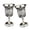 Silver, variant on lanema Metal Wine Cups Medieval European Style Embossed Drinking Cups for Party Wedding Home Decors Retro Chalices Goblet