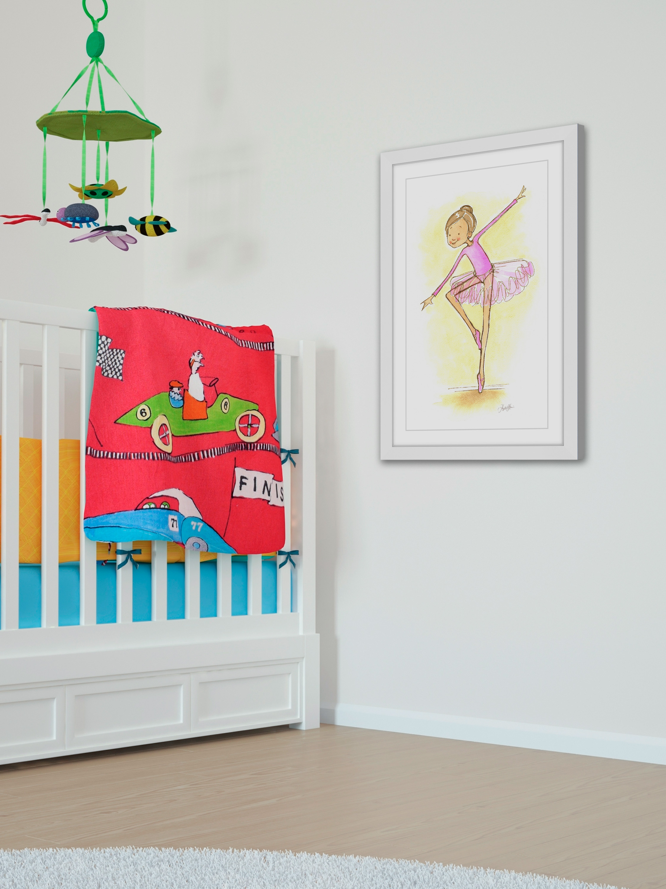 "Ballerina" Framed Painting Print