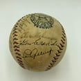 thumbnail image 2 of Babe Ruth  Lou Gehrig 1933 First All Star Game Signed Baseball JSA COA, 2 of 11