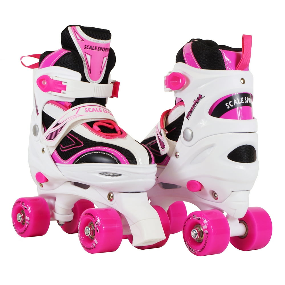 Adjustable Quad Roller Skates For Kids Teens And Ladies Medium Size