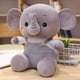 thumbnail image 2 of Peluche de peluche con forma de elefante bebé, muñeca de simulación, 2 of 2