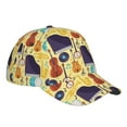 thumbnail image 3 of Kdxio Unisex Musical Instruments Pattern Baseball Cap Unisex Washed Classic Adjustable Hat, 3 of 8