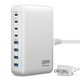 thumbnail image 1 of Cargador USB C Nongxiang, 200 W, 8 puertos, centro de carga rápida GaN, 1 of 7