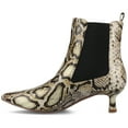thumbnail image 3 of Journee Womens Tenlee Pull On Chelsea Kitten Heel Booties, Widths Available, 3 of 9