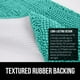 thumbnail image 5 of Juego de alfombras de baño GORILLA GRIP Soft Chenille de 2 piezas, color turquesa, 5 of 9