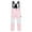 Pink, variant on ZACPNCV Kids Snow Ski Bib Pants Winter Waterproof Warm Insulated Snowboard Pants for Boys Girls Blue 12-14 Years