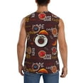 thumbnail image 4 of JUNZAN A Cup Of Black Coffee On A Saucer Men's Sleeveless T Shirts,Sleeveless Muscle Shirts,Sizes S-3XL, 4 of 8