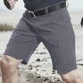 thumbnail image 4 of zfhfof Mens Tactical Shorts Stretch Outdoor Cargo Shorts Wear-Resistant Rip Stop Work Hiking Fishing Shorts with Multi Pockets, 4 of 8