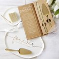 thumbnail image 3 of Creative Brands Faithworks-Stainless Steel Wedding Cake Serving Set, 2-Piece, Champagne Gold, 3 of 6