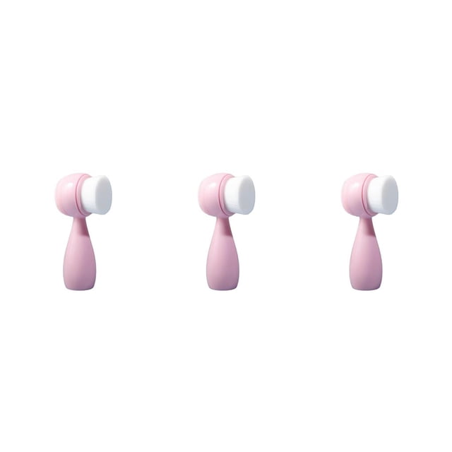 Cepillos de limpieza facial Minnieouse Cuidado de la piel portátil Acné Poros Exfoliar Rosa