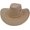 Beige, variant on Adult Suede Hat Cowboy Outdoorsman Hat Travelling Summer Cap