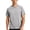 Gray, variant on Quick Dry Workout Shirts for Men Crew Neck Short Sleeve High Elasticity Plain Tees Breathable Summer Gym Running T-Shirts Dark Blue XXL