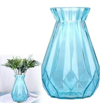 A Glass Vase Clearance! Glass Elegant Decoration Miniature Dollhouse Flower Vase for Home Functional and Decorative Artistic(Blue)