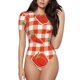 thumbnail image 1 of Balery Tomatoes And Chili Body de cuello redondo de manga corta para mujer Tops de manga corta Tops básicos-Medium, 1 of 7