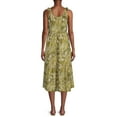thumbnail image 3 of BeachLunchLounge Women's Functional Tie Shoulder Tier Dress, 3 of 5
