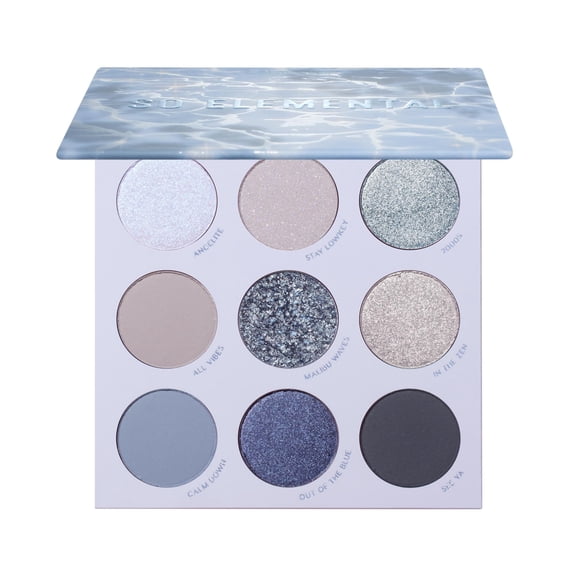 Paleta de sombras de ojos Colourpop So Elemental Blue & Silver