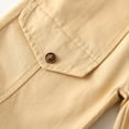 thumbnail image 4 of Spazoro Toddler Boys Cargo Pants, Elastic Waist Multi-Pockets Baggy Cotton Solid Color Casual Jogger for Boys Khaki Size 8-9 T, 4 of 6