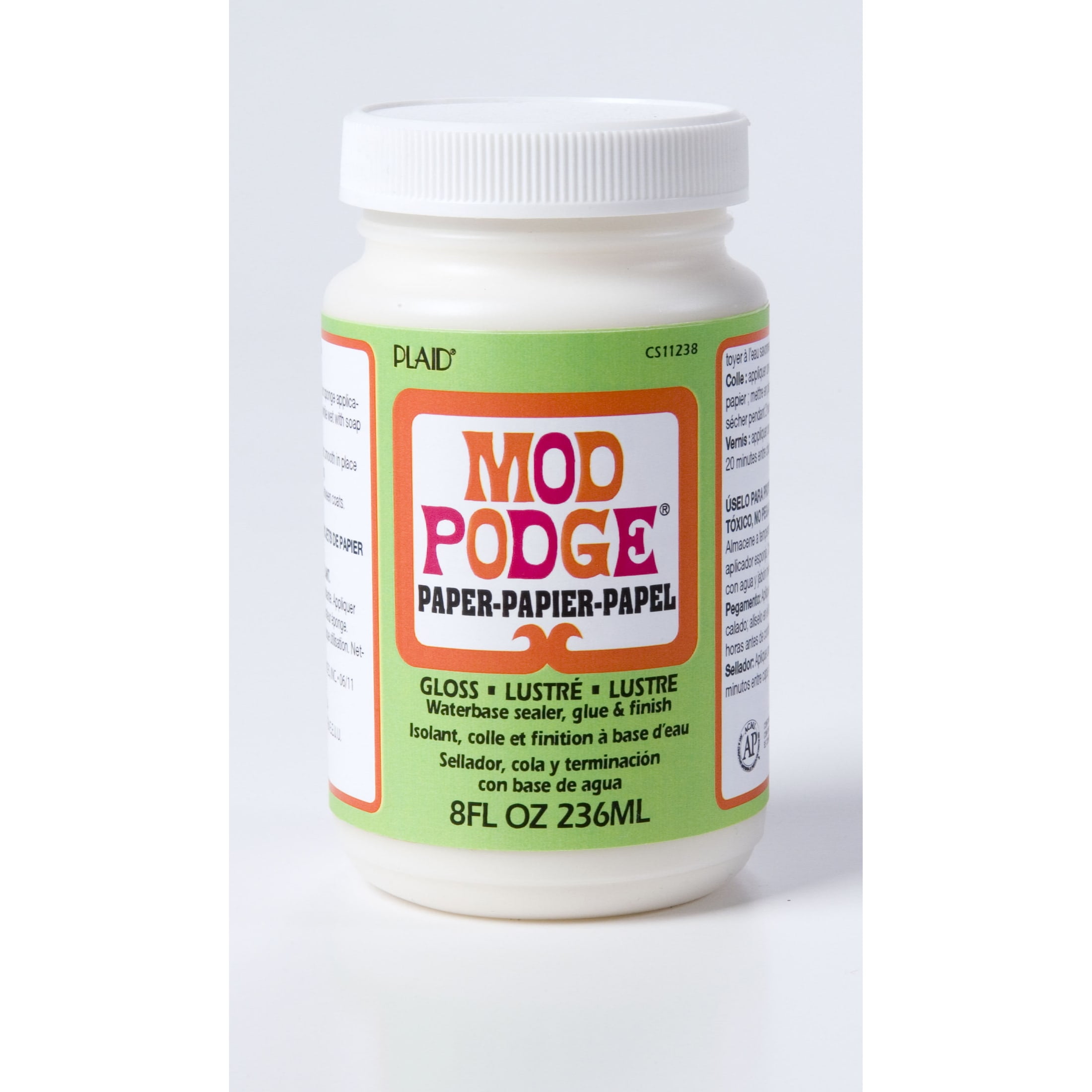 Mod Podge Outdoor Waterbase Sealer, Glue & Finish - 8 Oz & 16 Oz Gloss, All-in-One Decoupage For Outdoor Crafts