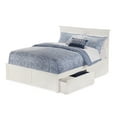 thumbnail image 3 of Nantucket Platform Bed with Flat Panel Foot Board and 2 Urban Bed Drawers, Multiple Sizes, Multiple Colors, 3 of 12