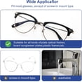 thumbnail image 5 of 10 pares de gafas antideslizantes para gafas, almohadillas de silicona para la nariz, almohadillas para la nariz, fundas protectoras antideslizantes para gafas, almohadillas para la nariz (b, 5 of 5