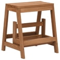 thumbnail image 4 of Taburete VidaXL de madera maciza de abeto compacto y plegable, marrón, 4 of 7