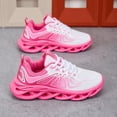 thumbnail image 4 of KANG Fashion Women's Breathable Mesh Walking Sneakers, Lightweight Air-Cushioned Casual Shoes with Non- Soles for All-Day Comfort and Everyday Wear Hot Pink 36, 4 of 9