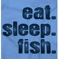 thumbnail image 2 of Eat Sleep Fish Fishermen's Life Funny Men's Graphic T Shirt Tees Brisco Brands S, 2 of 6