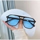 thumbnail image 3 of Gafas De Sol De Marco Cuadrado Grande Retro De Moda Para Hombres Y Mujeres De Verano Al Aire Libre Protección UV Original A Prueba De Viento Amarillo, 3 of 4