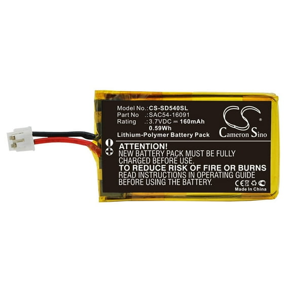 160mAh SAC54-16091 Battery for SportDog SBC-R Bark Collar