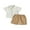 Brown, variant on Suealasg Toddler Baby Boys 2Pcs Cotton Linen Shorts Set Solid Color Short Sleeve Lapel Button Down Shirt Tops and Shorts 6M 1T 2T 3T 4T Kids Boys Summer Clothes Set