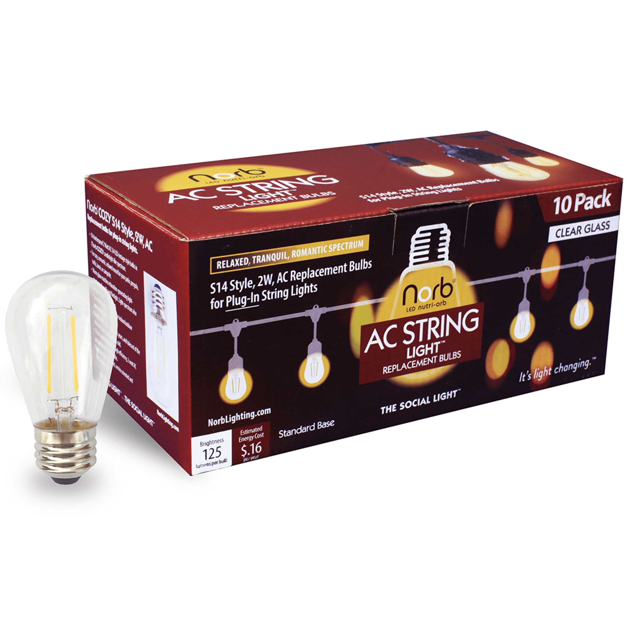 Evolution Salt Company Himalayan Salt Lamp Replacement Bulb 120v 15 Watts 4 Pack 