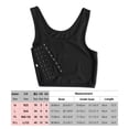 thumbnail image 4 of Chaleco Minnieouse Mujer Chalecos Camiseta sin mangas Transpirable Deporte Ejercicio (Negro, FS11407-08), 4 of 6
