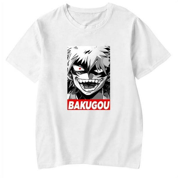 Christ audit Any time Taicanon Anime Cosplay Costume T-Shirt for My Hero Academia Bakugou Katsuki  Outfits Tops Women Men 3D Printed Summer Casual Wear(White-L) - Walmart.com